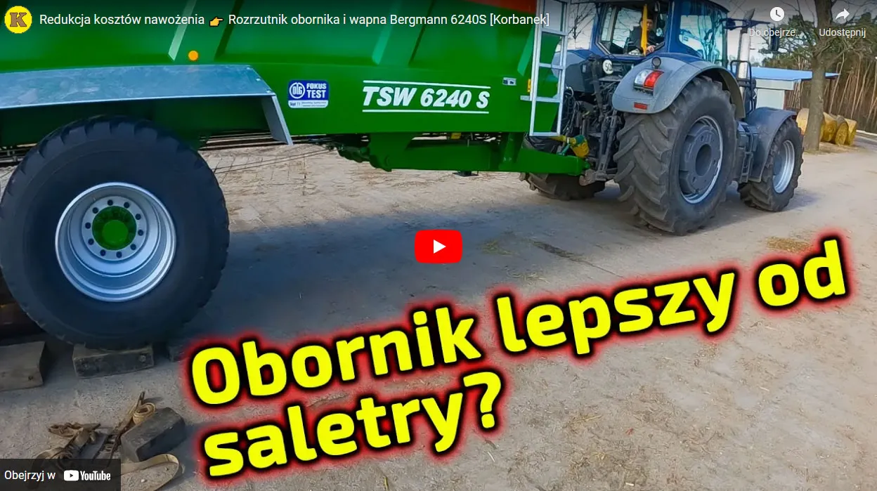 Inwestycja w rozrzutnik obornika