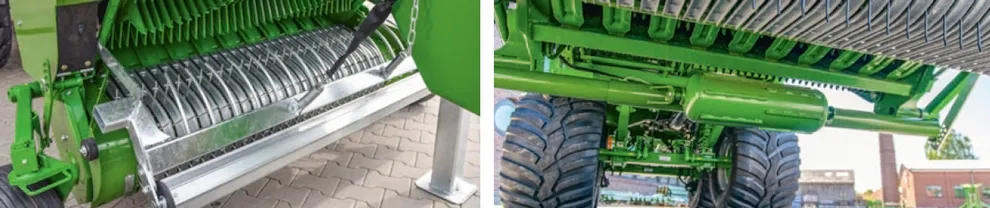 Podbieracz krzywkowy o szerokości 1.940 mm, z 6 rzędami palców - Bergmann REPEX