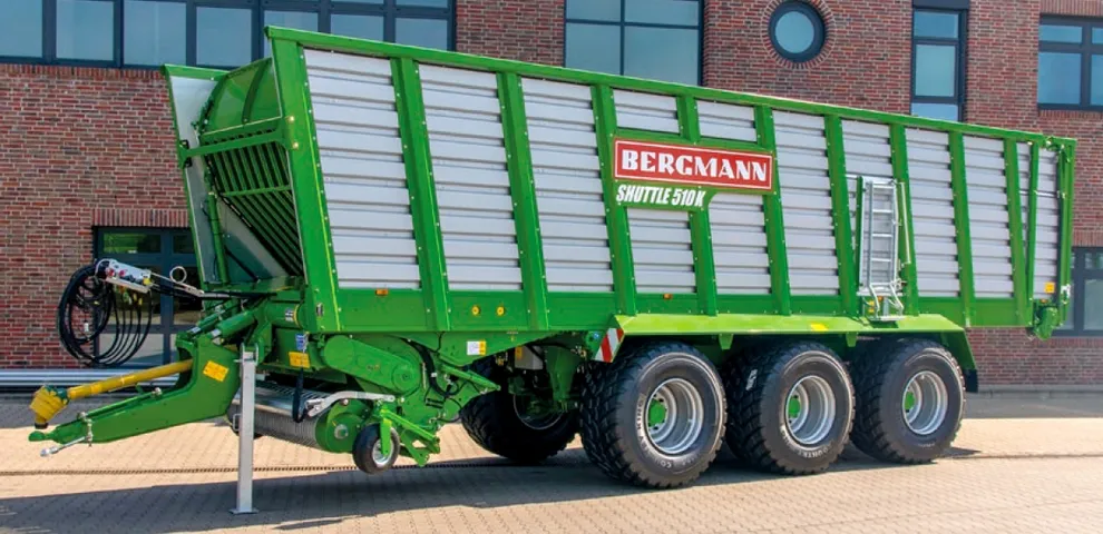 Przyczepa samozbierająca Bergmann SHUTTLE 510 K, Tridem Przyczepa samozbierająca Bergmann SHUTTLE 510 K, Tridem