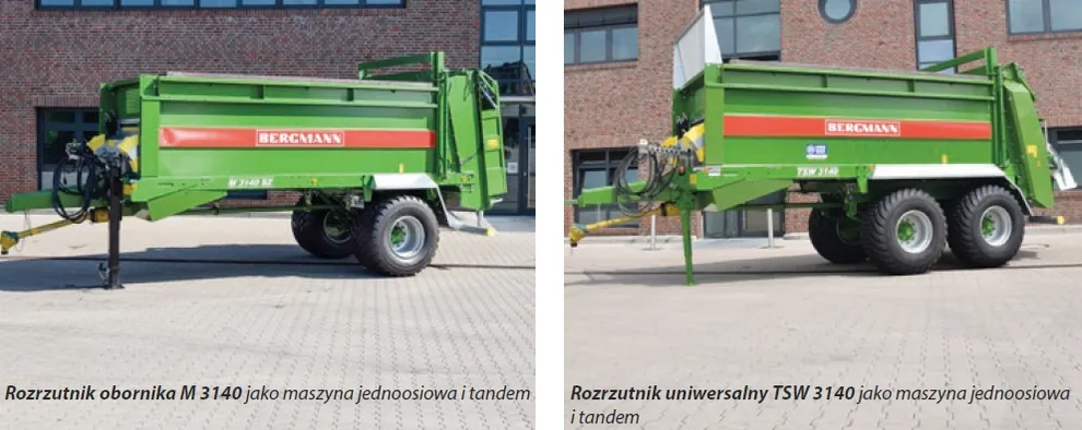 Rozrzutniki uniwersalne Bergmann M / TSW 3140 E / T